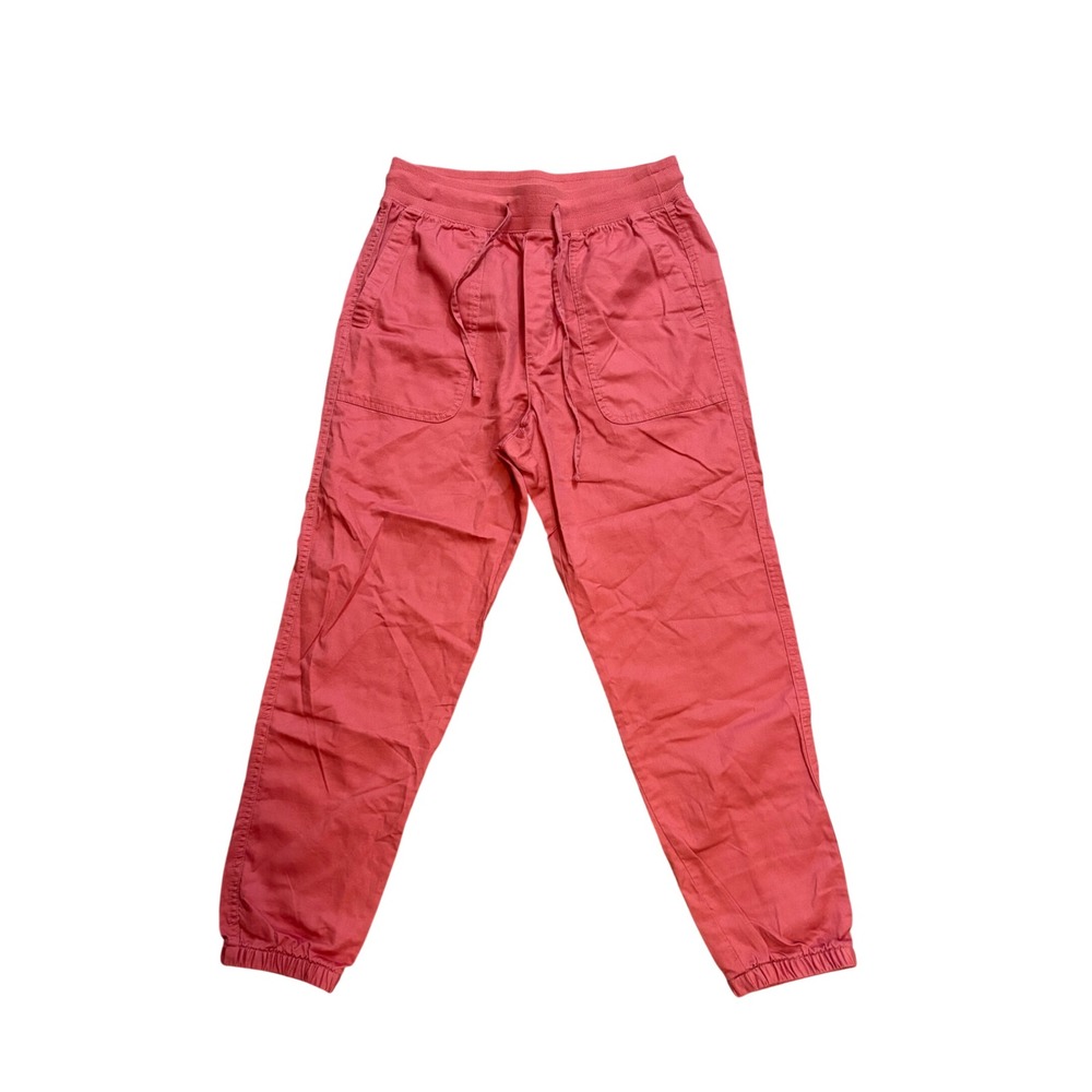 GAP Womens Utility Jogger Pants Small Coral Pink Drawstring NWT 809201-03-1